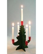 Christmas Tree Candleholder for 5 Candles