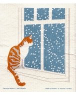 Cat at Window Dishcloth