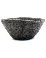 Gray Wool Bowl