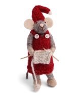 Felt Knitting Mouse