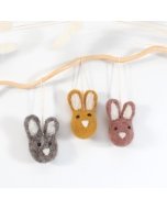 Mini Bunny Ornaments