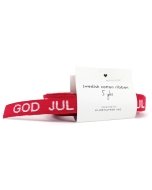 God Jul Ribbon Bundle - White & Red