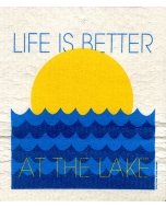 Life is Better at the Lake Dishcloth