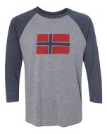 Norway Flag Baseball Tee