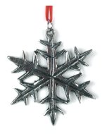 Snowflake Pewter Ornament 