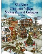 Old-Time Christmas Village Sticker Advent Calendar 