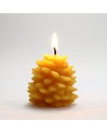 Mini Pinecone Beeswax Candle