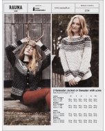 Rauma 225R-2 Setesdal Jacket or Sweater Pattern 