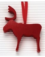 Red Reindeer Ornament