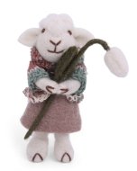 Small Lamb with Snowdrop