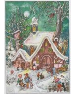Snowy Christmas Town Advent Calendar