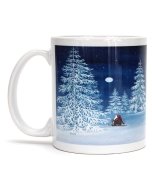 Snowy Tomte Skier Mug