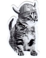 Viking Kitty Sticker