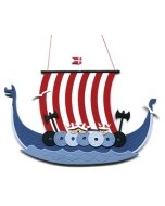 Viking Ship Die-Cut Mobile