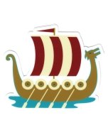 Viking Ship Sticker