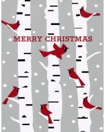 Winter Cardinals Christmas Cards