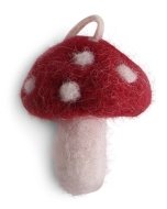 Wool Mushroom Ornament