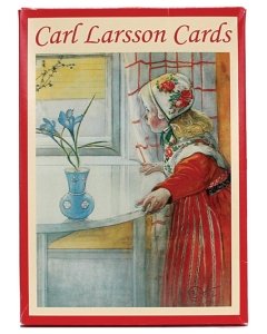 Carl Larsson Notecards in Red Sleeve