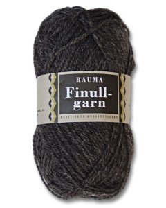 Rauma Finull 414 Dark Gray Tweed 