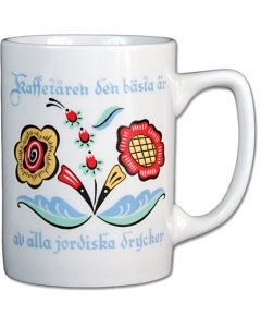 Swedish Flower Kaffe Mug
