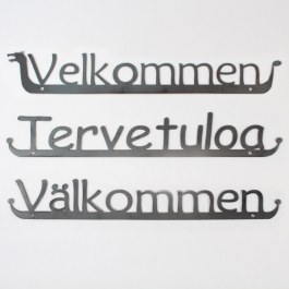 Scandinavian Welcome Signs