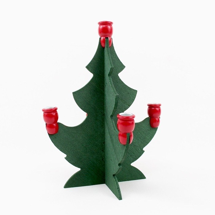 Christmas Tree Candleholder for 5 Candles