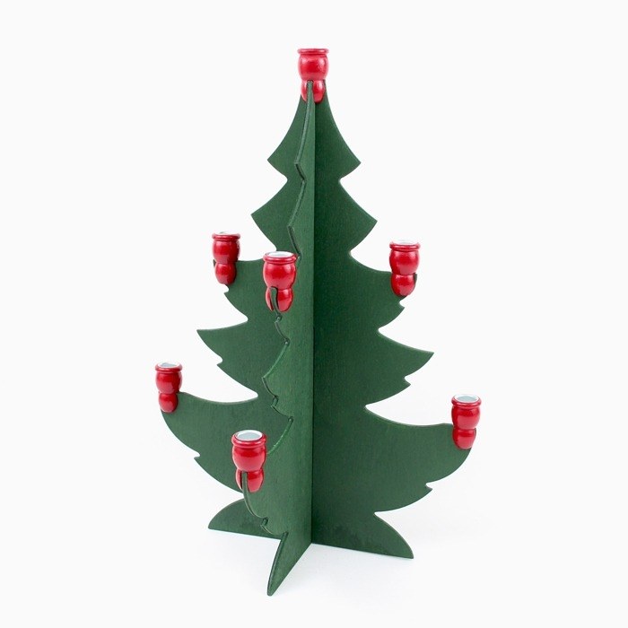 Christmas Tree Candleholder for 5 Candles - Thumbnail 4