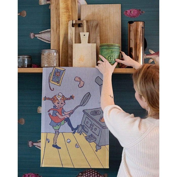 Ekelund Pippi Pannkakskaos Towel