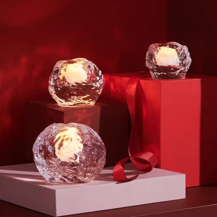 Orrefors Kosta Boda Snowball Votive - Jumbo