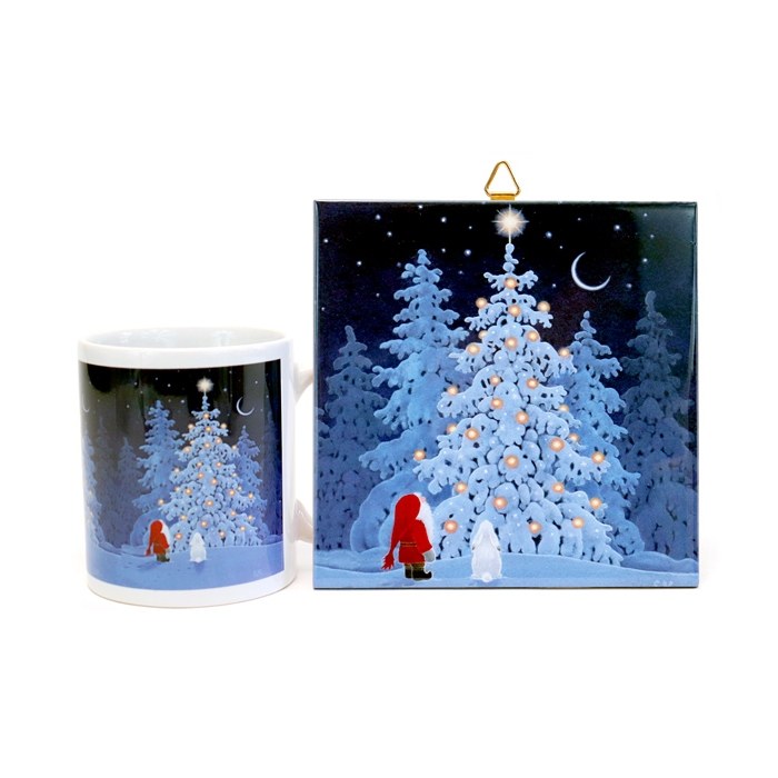 Tomte's Christmas Tree Tile