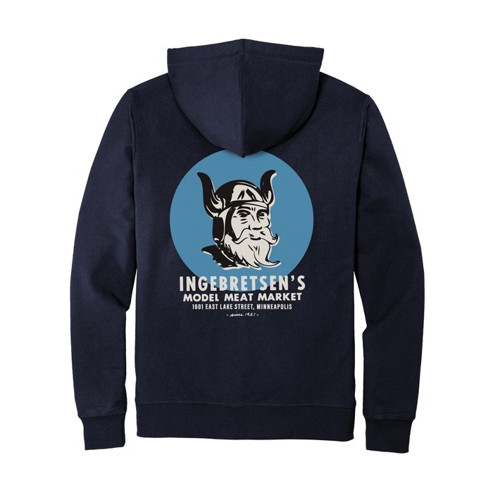 Vintage Viking Zipper Hoodie