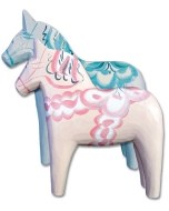 Pastel Dala Horses