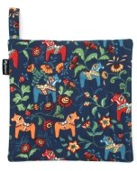 Blue Dala Horse Hot Pad 