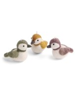 Colorful Sparrow Ornaments