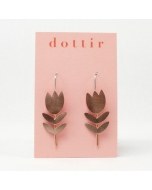 Blomma Brass Earrings