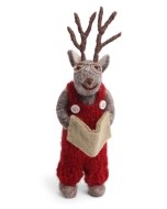 Felt Bookworm Deer