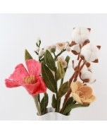 Felt Flowers and Foliage