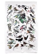Garden Birds Tea Towel