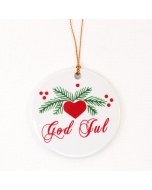 God Jul Ceramic Ornament