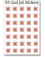 God Jul Stickers