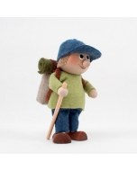 Hiker in Green
