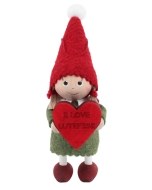 I Love Lutefisk Tomte Girl - Green