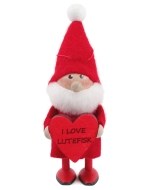 I Love Lutefisk Tomte - Red