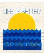 Life is Better at the Lake Dishcloth