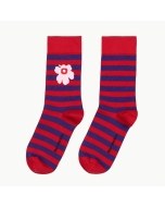 Marimekko Tasaraita Socks - Red & Violet