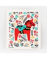 Dala Horse Dishcloth