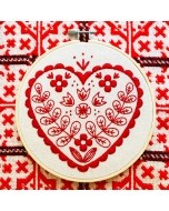 Nordic Heart Embroidery Kit