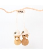 Pair of Felt Chicks
