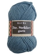 Rauma Strikkegarn 168 Medium Blue 
