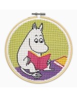 Reading Moomin Cross Stitch Kit